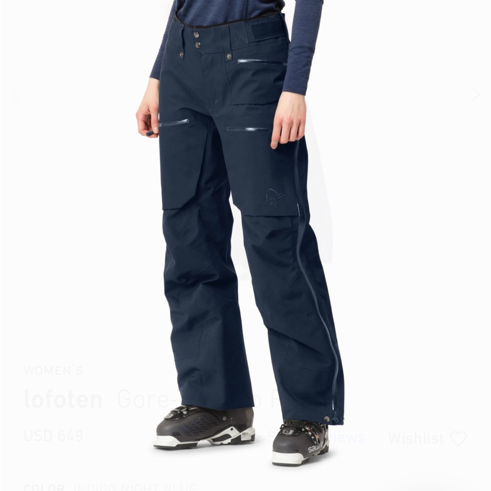 Women's Lofoten Gore-Tex Pants - Navy Blue Women’s size L